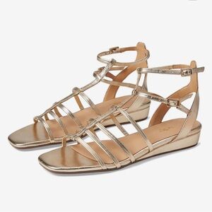 Seychelles Luxurious Metallic gladiator style sandal. Size 8. Worn once.